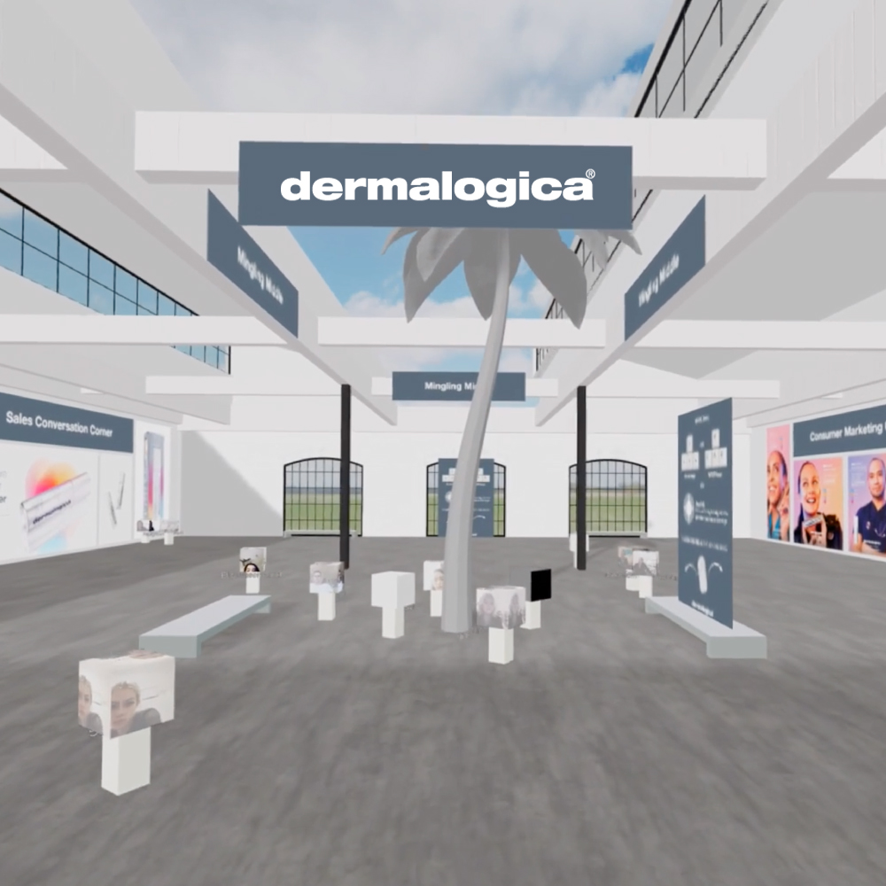 Dermalogica Virtual Event Room